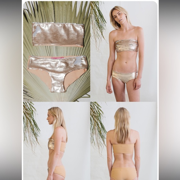 2 PACK -HEIDI MERRICK CALIFORNIA
SIRENA SET - GOLD/NUDE
$225.00 EACH SET - Picture 6 of 13